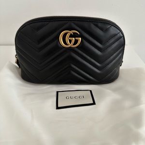 GUCCI GG Marmont Large Cosmetic Case